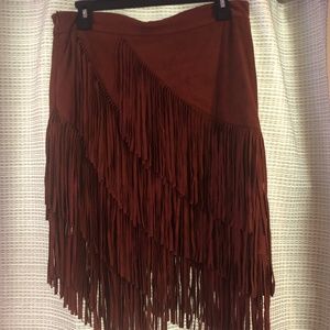 Leather fridge skirt